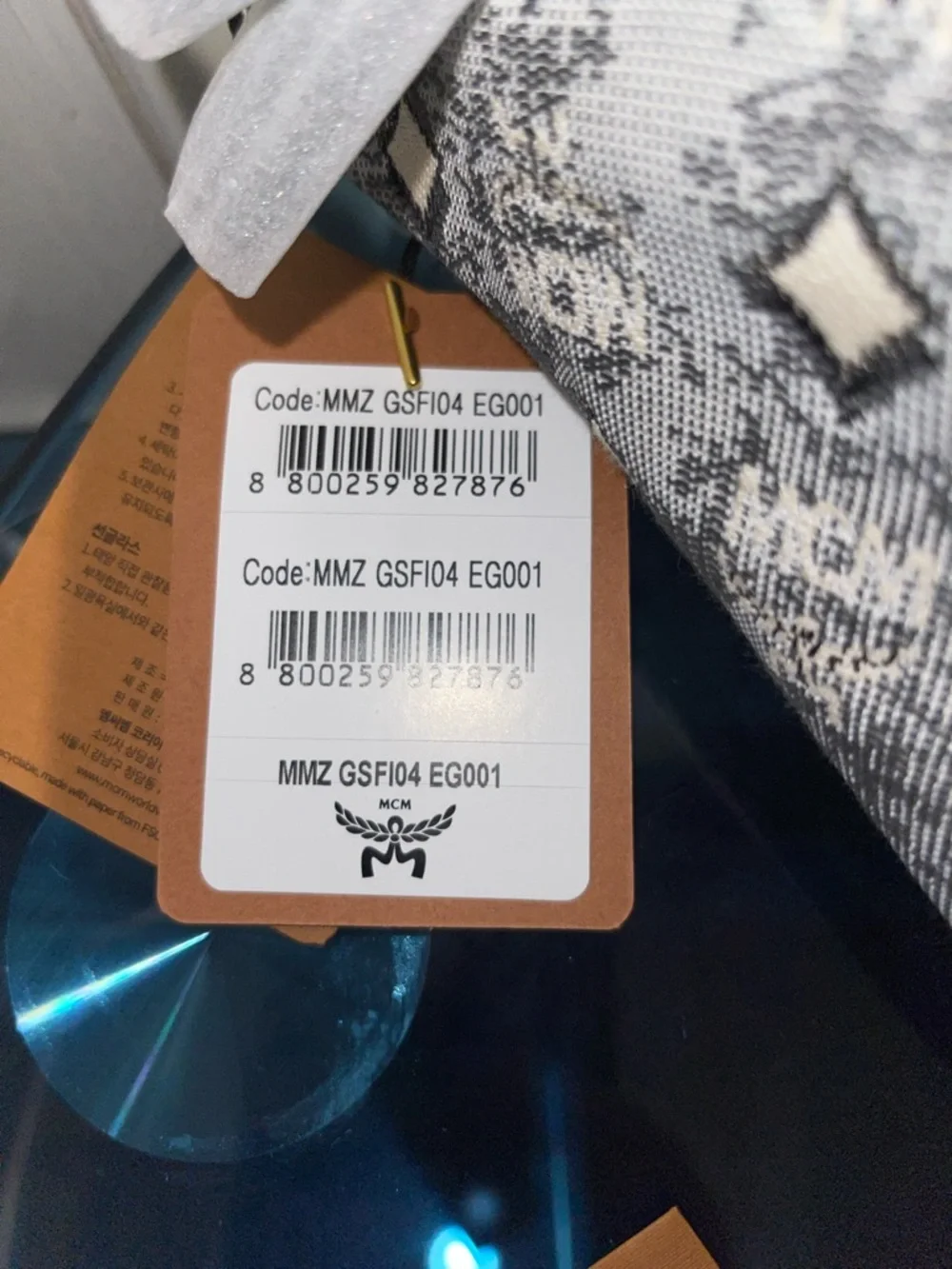 MCM Fursten Belt Bag In Denim Visetos NWT full inclusion - Picture 7 of 16